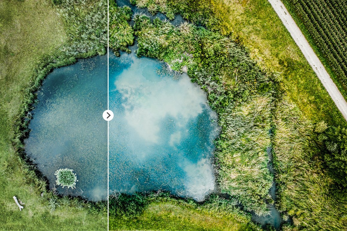 45 Lightroom Presets for Aerial Photography with Drones