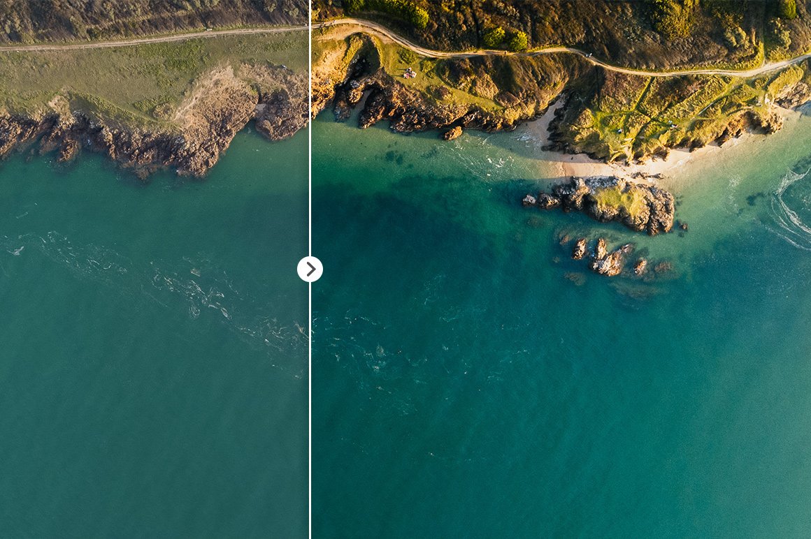 45 Lightroom Presets for Aerial Photography with Drones