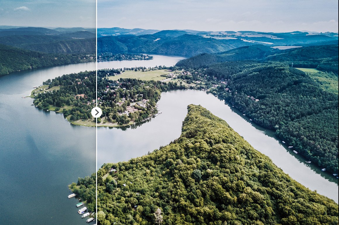 45 Lightroom Presets for Aerial Photography with Drones