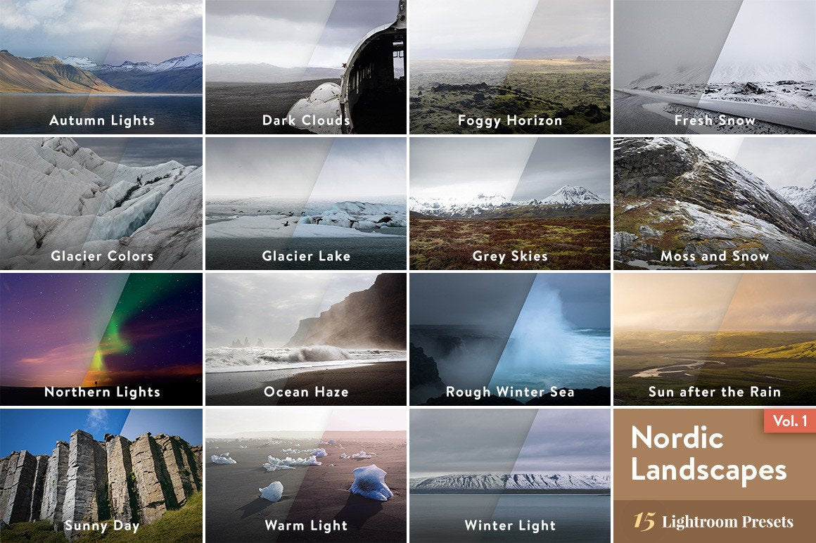 Nordic Landscapes Vol. 1 – Lightroom Presets
