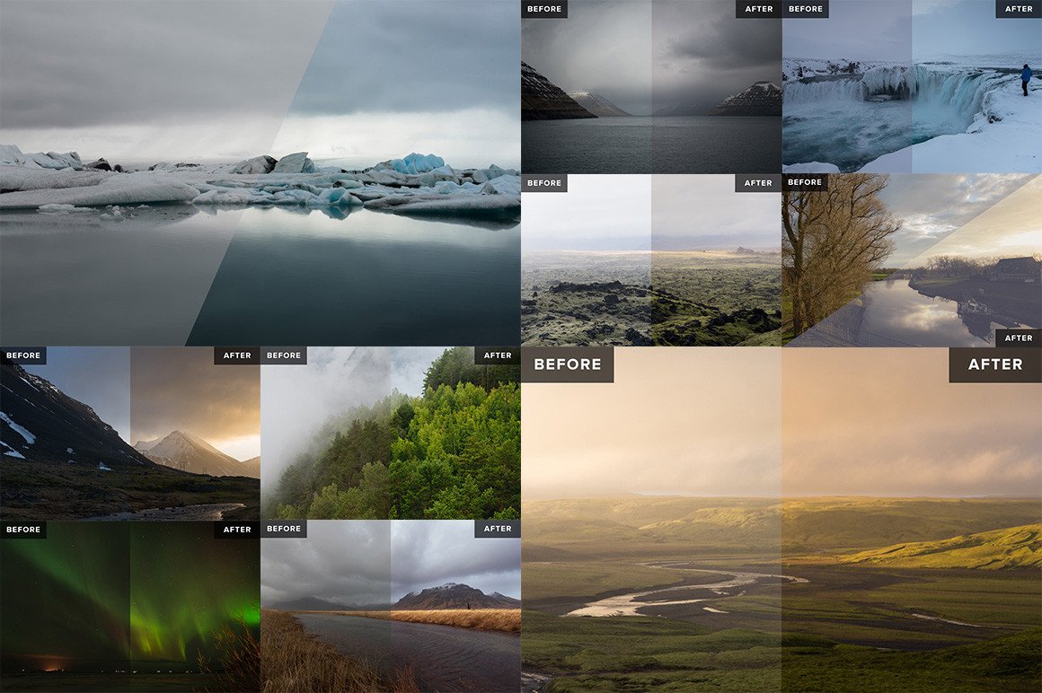 Landscape & Nature – Lightroom Preset Sampler