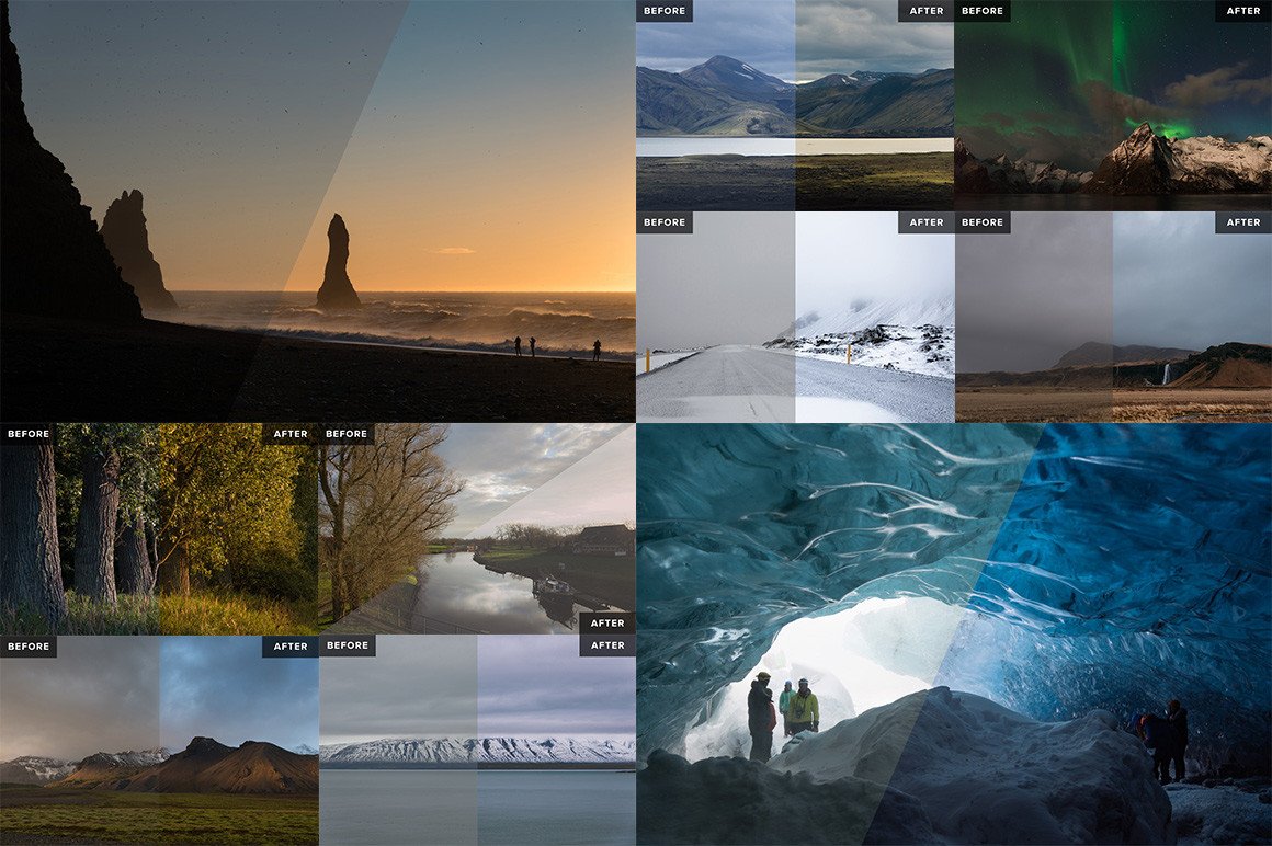 Landscape & Nature – Lightroom Preset Sampler