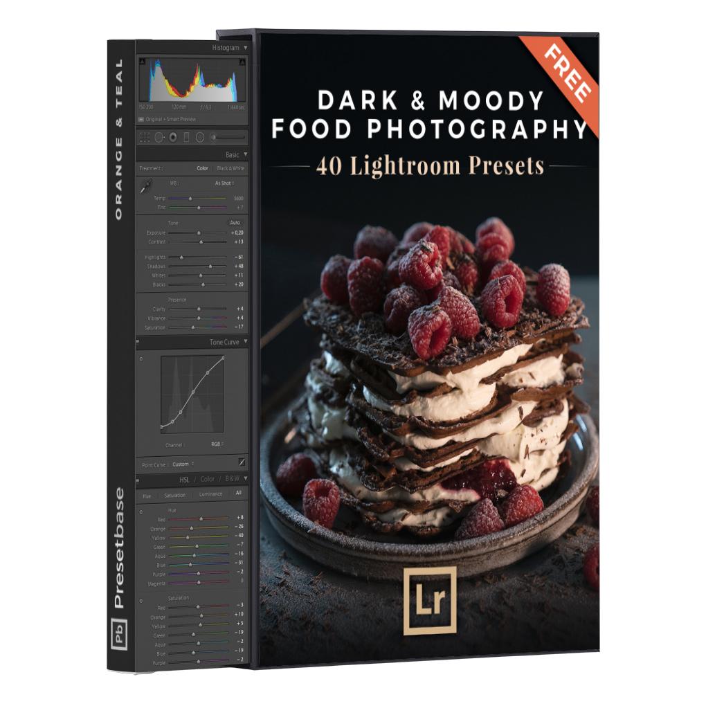 FREE Lightroom Presets for Food Photography (Dark & Moody)