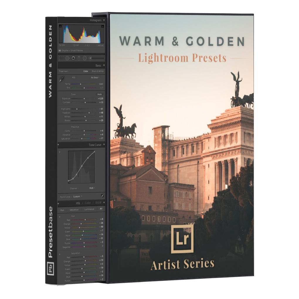 Warm & Golden – Lightroom Presets (Artist Series)