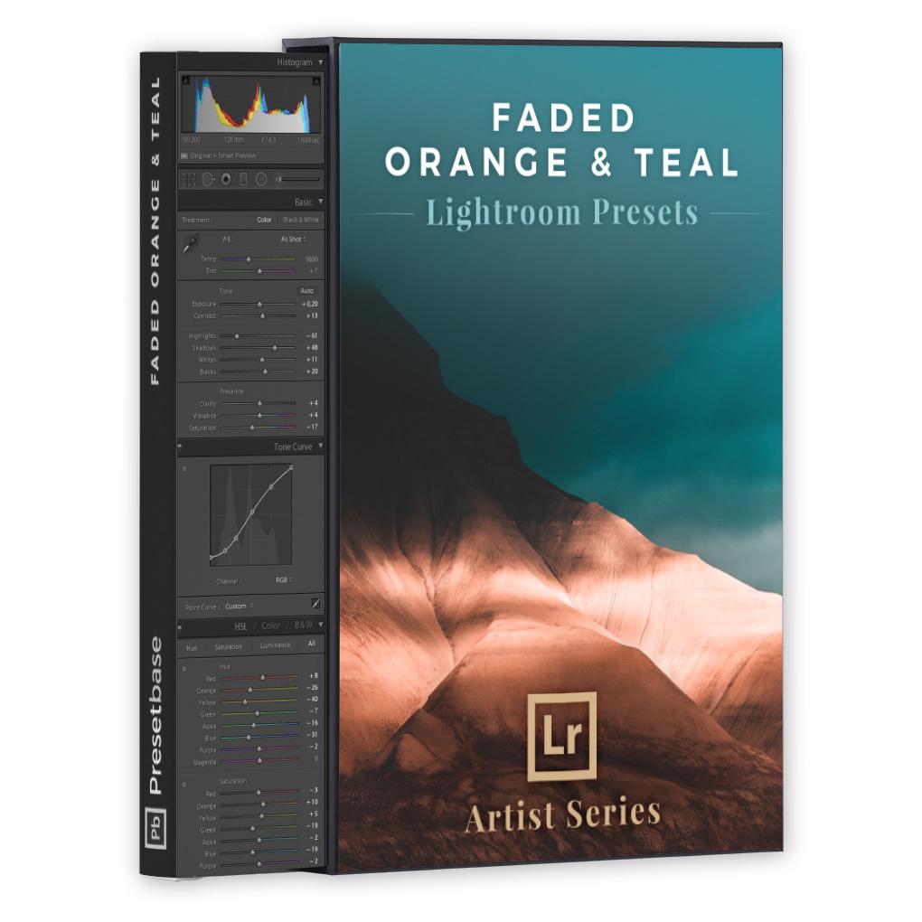 Faded Orange & Teal – Lightroom Presets (Artist Series)