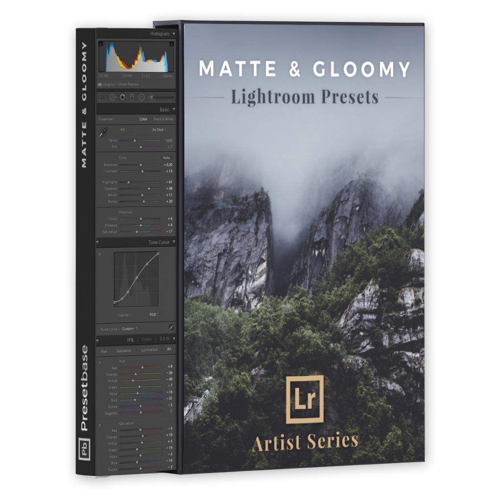 Matte & Gloomy – Lightroom Presets (Artist Series)